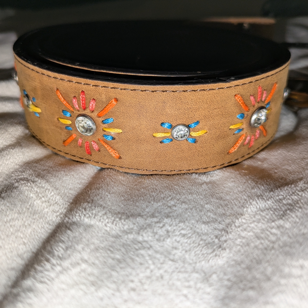 Nocona Belt Co Genuine Leather Embroidered Belt